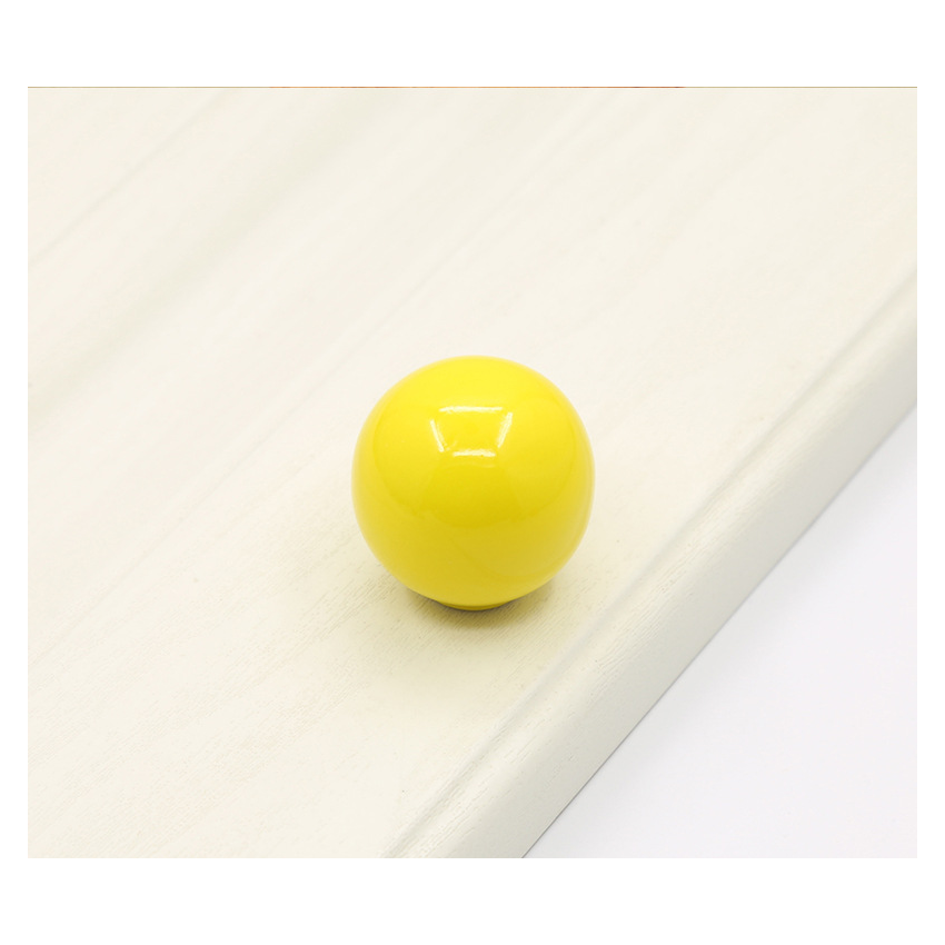 Colorful Ceramic Cabinet Door Handles 6pcs