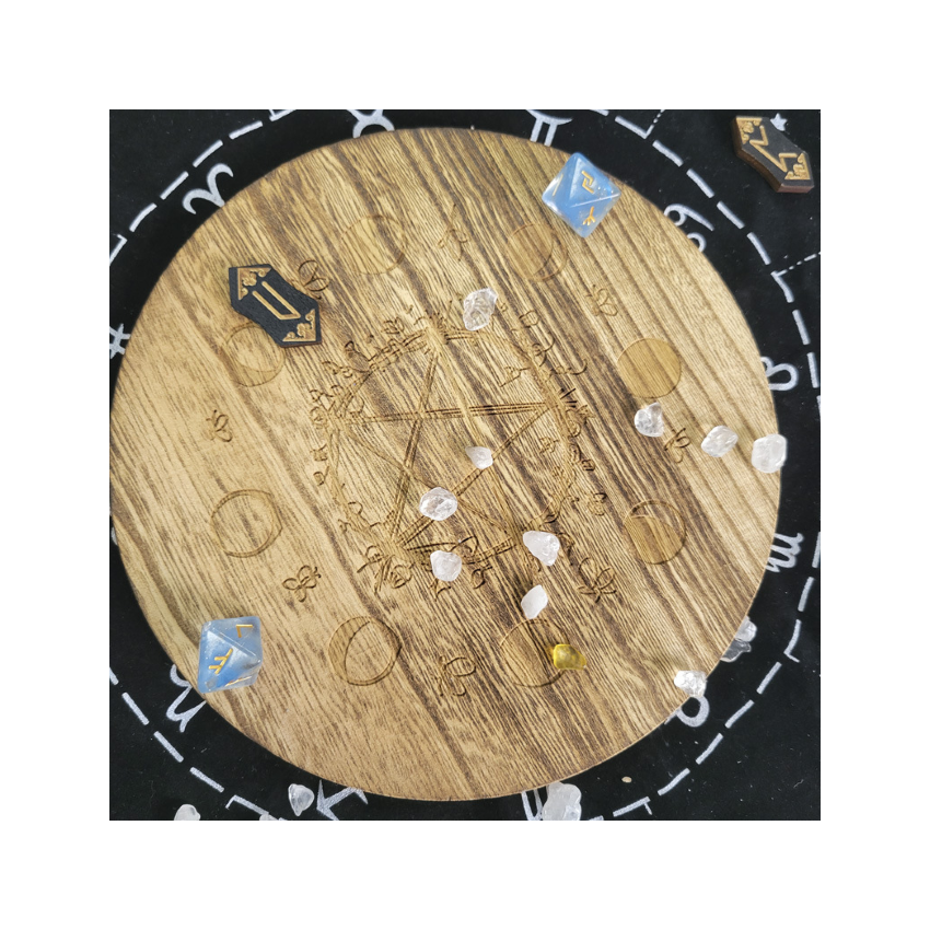 Magical Pentagram Divination Candle Holder