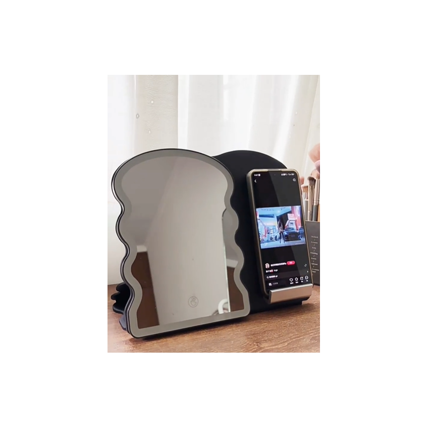 Multifunctional Led Makeup Mirror with Mobile Phone Wireless Charging