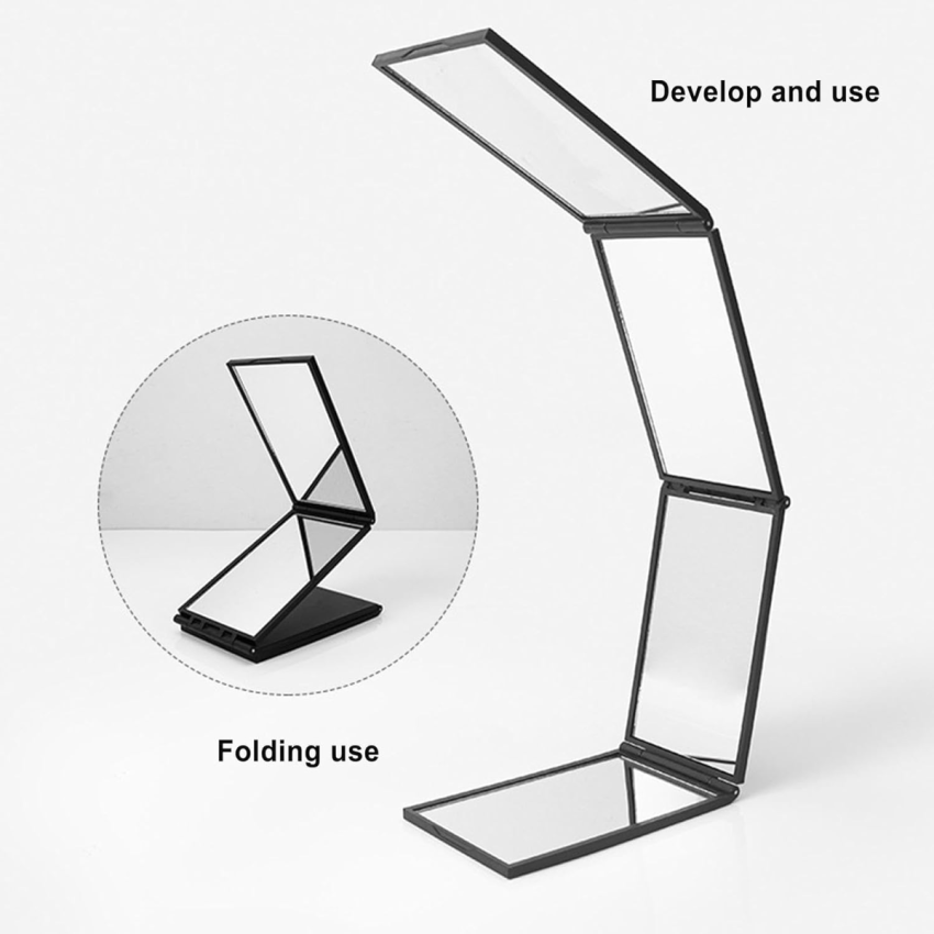 Multifunctional Multi-Angle Four-Sided Foldable Mirror