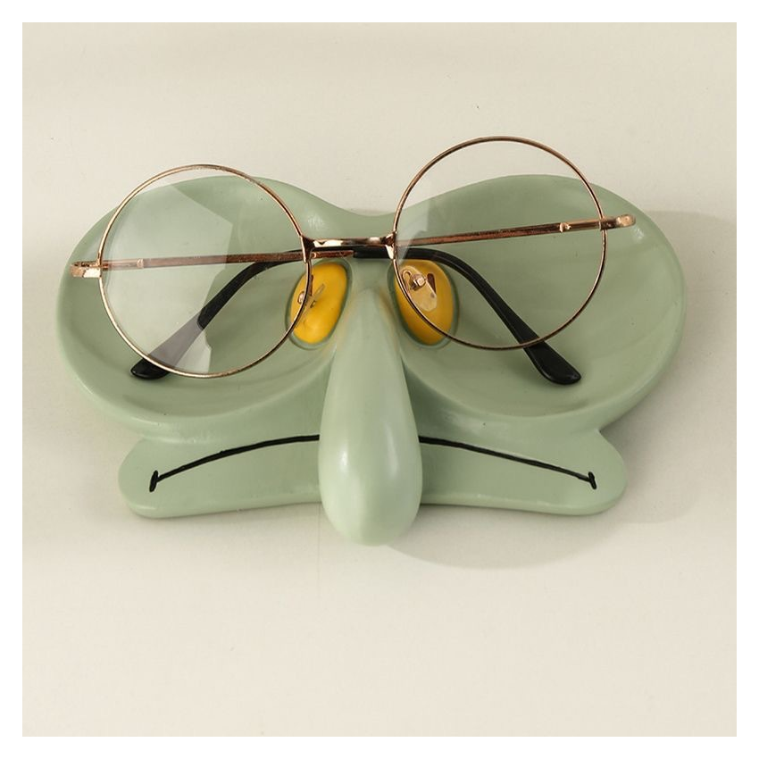 Squidward Glasses Holder Jewelry Box Organizer Tray