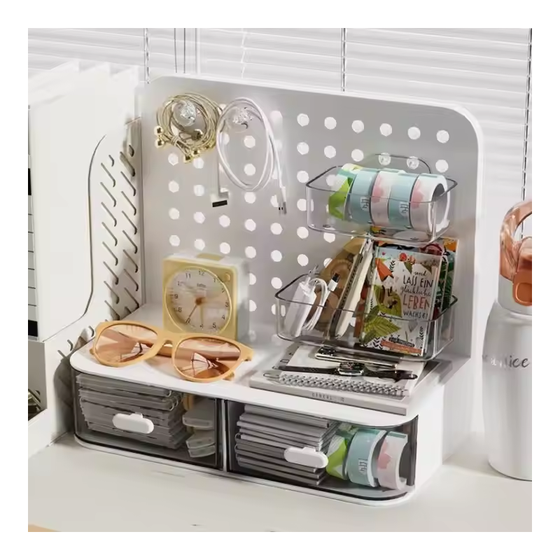 Drawer Desktop Hole Plate Shelf