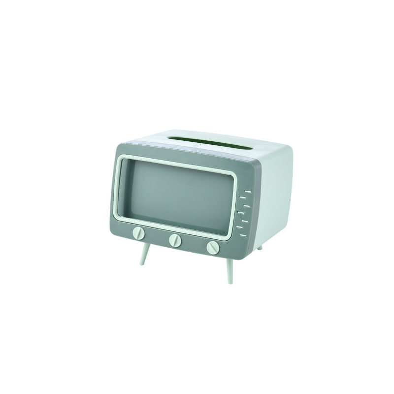 Desktop TV Tissue Box