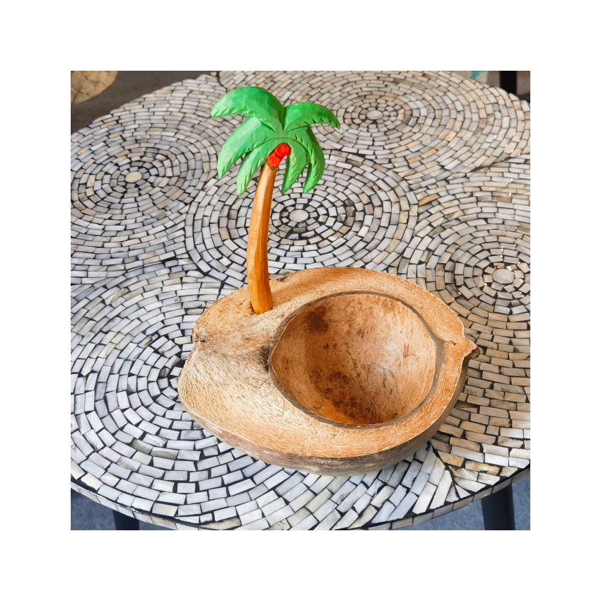 Coconut Shell Scented Candle Base