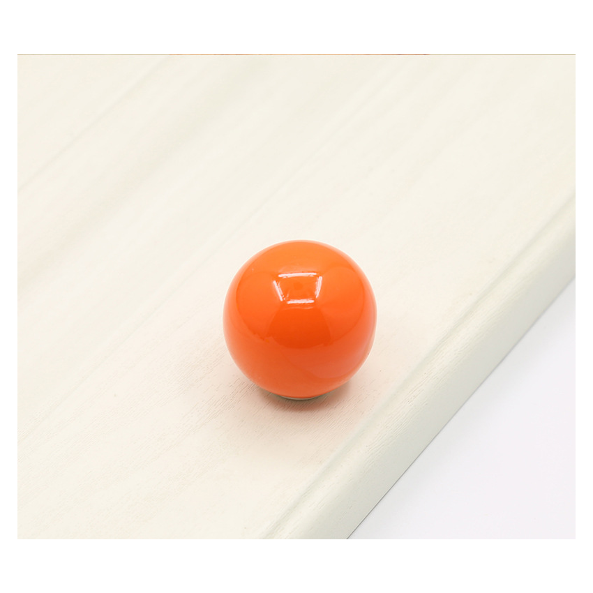 Colorful Ceramic Cabinet Door Handles 6pcs