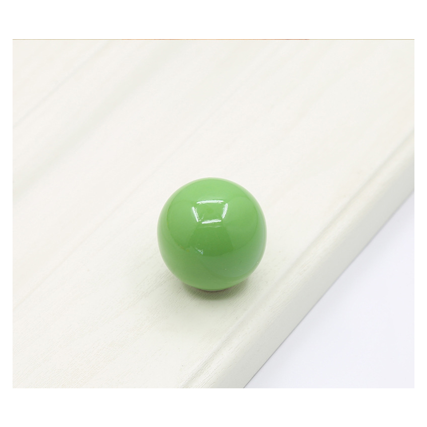 Colorful Ceramic Cabinet Door Handles 6pcs