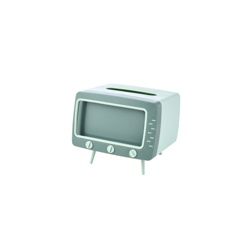 Desktop TV Tissue Box