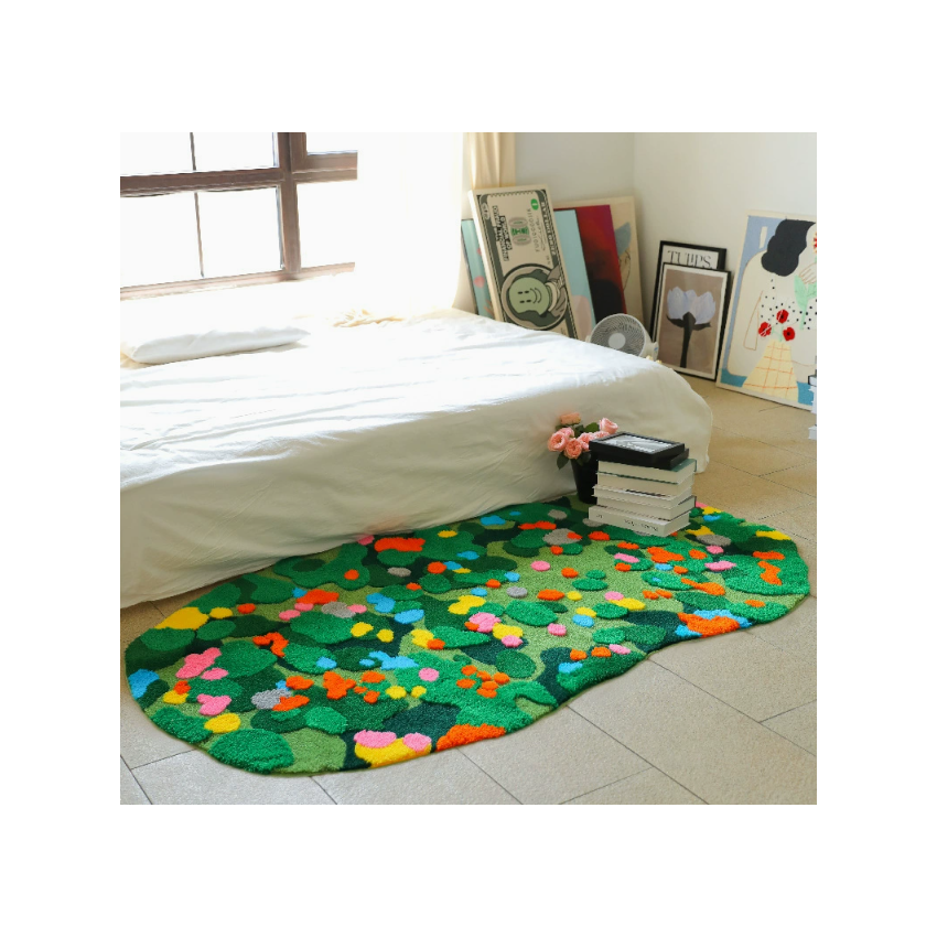 Floral Moss Rug