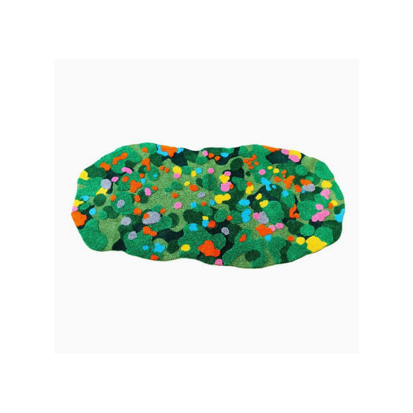 Floral Moss Rug