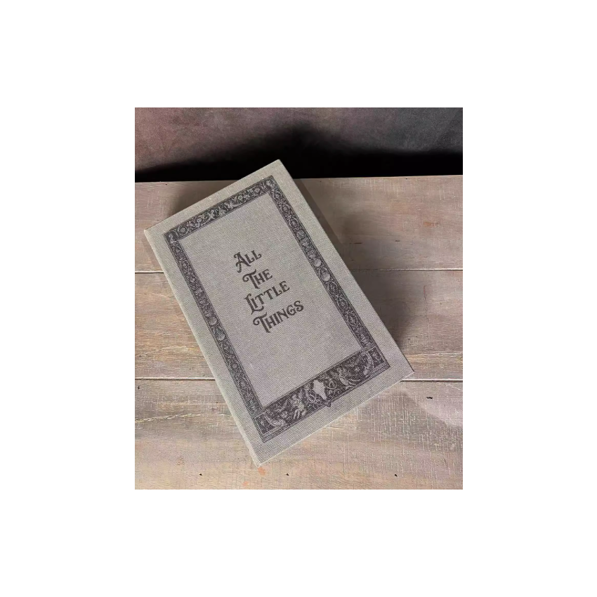 Linen Imitation Book Remote Control Organiser