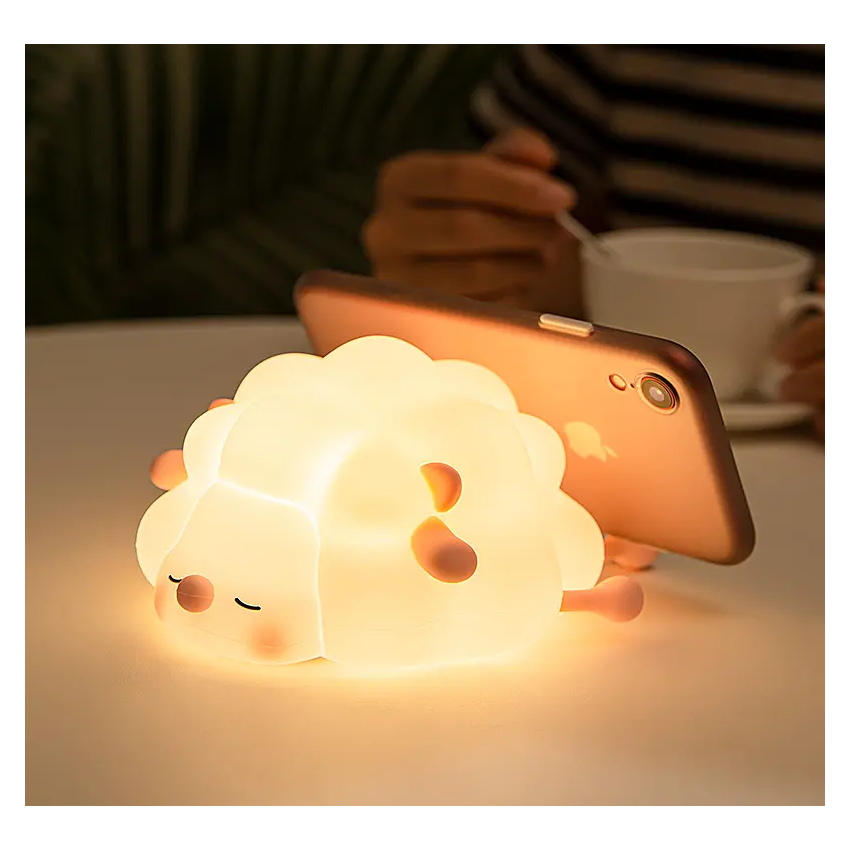 Sheep clapping sensor silicone lamp