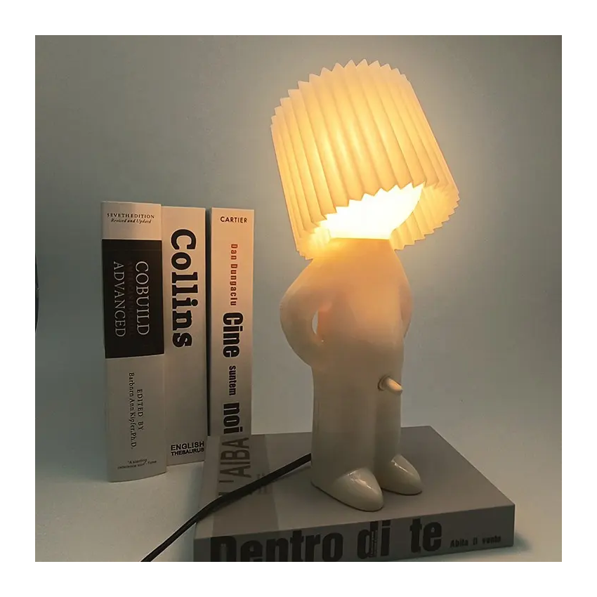 Shy Little Boy Table Lamp